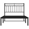 Vidaxl Estructura De Cama Con Cabecero Metal Negro 100x190 Cm