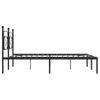 Vidaxl Estructura De Cama Con Cabecero Metal Negro 200x200 Cm