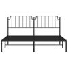 Vidaxl Estructura De Cama Con Cabecero Metal Negro 180x200 Cm