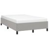 Vidaxl Estructura De Cama Tela Gris Claro 120x190 Cm