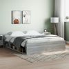 Vidaxl Estructura De Cama Gris Sonoma 150x200 Cm