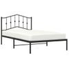 Vidaxl Estructura De Cama Con Cabecero Metal Negro 107x203 Cm