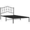 Vidaxl Estructura De Cama Con Cabecero Metal Negro 107x203 Cm