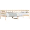 Vidaxl Sofá Cama Madera Maciza De Pino 90x190 Cm Marrón