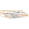 Vidaxl Sofá Cama Nido Madera Maciza De Pino 90x200 Cm Marrón