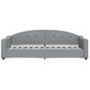 Vidaxl Sofá Cama Tela Gris Claro 80x200 Cm