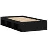 Vidaxl Estructura De Cama Negra 90x190 Cm