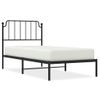 Vidaxl Estructura De Cama Con Cabecero Metal Negro 90x200 Cm