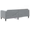 Vidaxl Sofá Cama Tela Gris Claro 80x200 Cm