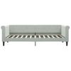 Vidaxl Sofá Cama Terciopelo Gris Claro 80x200 Cm