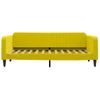 Vidaxl Sofá Cama Terciopelo Amarillo 90x200 Cm