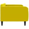 Vidaxl Sofá Cama Terciopelo Amarillo 90x200 Cm