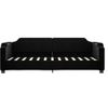 Vidaxl Sofá Cama Tela Negro 90x200 Cm