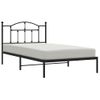 Vidaxl Estructura De Cama Con Cabecero Metal Negro 100x200 Cm