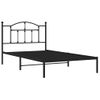 Vidaxl Estructura De Cama Con Cabecero Metal Negro 100x200 Cm