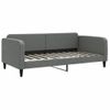 Vidaxl Sofá Cama Tela Gris Oscuro 100x200 Cm