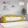 Vidaxl Sofá Cama Terciopelo Amarillo 80x200 Cm