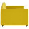 Vidaxl Sofá Cama Terciopelo Amarillo 80x200 Cm