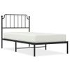 Vidaxl Estructura De Cama Con Cabecero Metal Negro 90x190 Cm