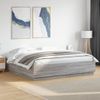 Vidaxl Estructura Cama Con Luces Led Madera Gris Sonoma 180x200 Cm