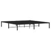 Vidaxl Estructura De Cama De Metal Negro 200x200 Cm