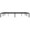 Vidaxl Estructura De Cama De Metal Negro 200x200 Cm