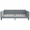 Vidaxl Sofá Cama Tela Gris Claro 90x200 Cm