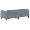 Vidaxl Sofá Cama Tela Gris Claro 90x200 Cm