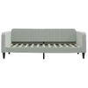 Vidaxl Sofá Cama Terciopelo Gris Claro 90x200 Cm