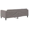 Vidaxl Sofá Cama Tela Gris Taupe 90x200 Cm Gris Topo