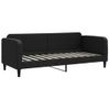 Vidaxl Sofá Cama Tela Negro 80x200 Cm