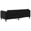 Vidaxl Sofá Cama Tela Negro 80x200 Cm