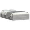 Vidaxl Estructura De Cama Gris Sonoma 120x190 Cm