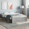 Vidaxl Estructura De Cama Gris Sonoma 120x190 Cm