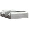 Vidaxl Estructura De Cama Gris Sonoma 140x190 Cm