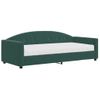 Vidaxl Sofá Cama Con Colchón Terciopelo Verde Oscuro 90x200 Cm