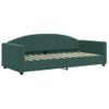 Vidaxl Sofá Cama Con Colchón Terciopelo Verde Oscuro 90x200 Cm