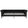 Vidaxl Sofá Cama Cuero Sintético Negro 90x190 Cm