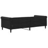 Vidaxl Sofá Cama Terciopelo Negro 90x200 Cm