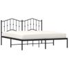 Vidaxl Estructura De Cama Con Cabecero Metal Negro 183x213 Cm