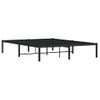 Vidaxl Estructura De Cama De Metal Negro 140x190 Cm