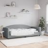 Vidaxl Sofá Cama Tela Gris Claro 90x200 Cm