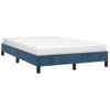 Vidaxl Estructura De Cama Terciopelo Azul Oscuro 120x190 Cm