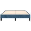 Vidaxl Estructura De Cama Terciopelo Azul Oscuro 120x190 Cm