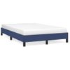 Vidaxl Estructura De Cama Tela Azul 120x190 Cm