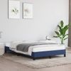 Vidaxl Estructura De Cama Tela Azul 120x190 Cm