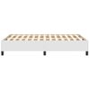 Vidaxl Estructura De Cama Cuero Sintético Blanco 120x190 Cm