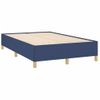 Vidaxl Estructura De Cama Tela Azul 120x190 Cm