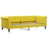 Vidaxl Sofá Cama Terciopelo Amarillo 80x200 Cm