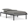 Vidaxl Estructura De Cama De Metal Negro 90x200 Cm